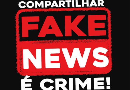 a imagem transmite não a fake news